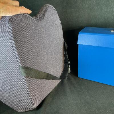 Lot 104. Back Support and File Case