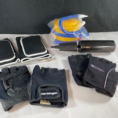 Lot 106 Bike Gloves and Inflators