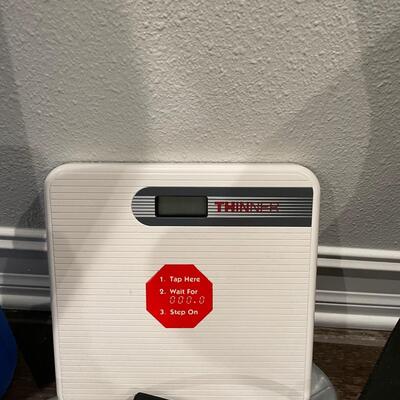 Lot 110. Exercise Gear and Scale