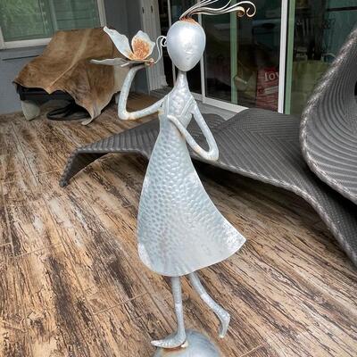 Lot 115. Metal Garden Sculpture