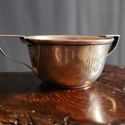 Lot 10: Double Handle Vintage Sterling Silver Cup