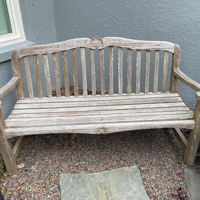 Lot 118. Outdoor Wooden Bench