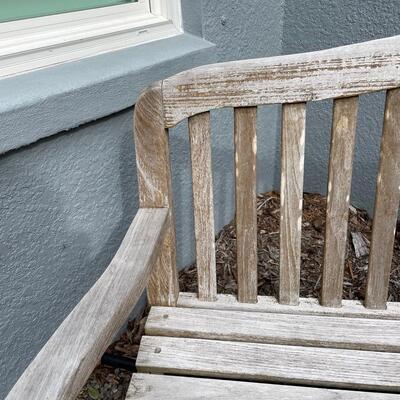 Lot 118. Outdoor Wooden Bench