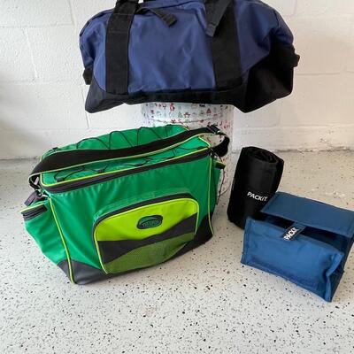 Lot 119. Cooler and Duffle Bag