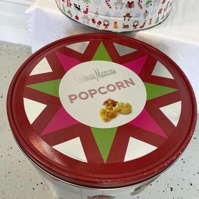 Lot 120  Neiman Marcus Popcorn Tins