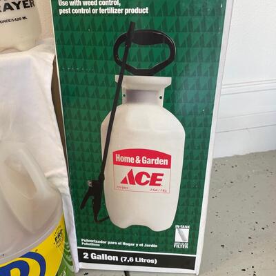 Lot 130. Garage Misc with garden sprayer