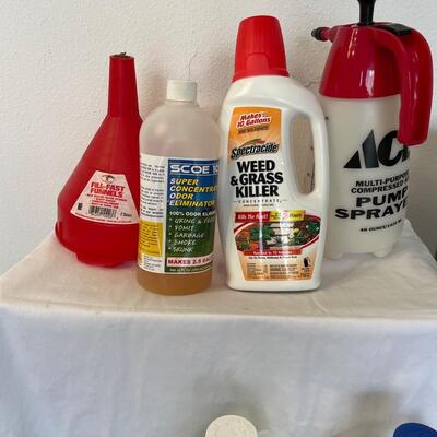 Lot 130. Garage Misc with garden sprayer