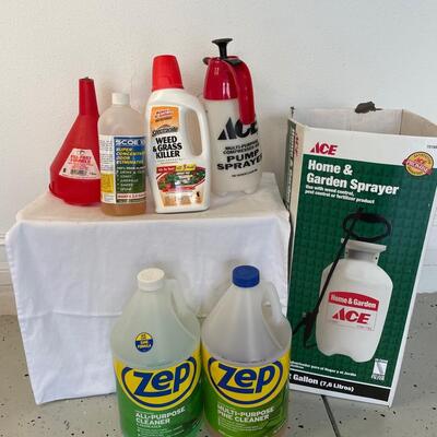Lot 130. Garage Misc with garden sprayer