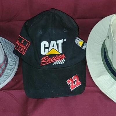 Cat Racing Hat Lot