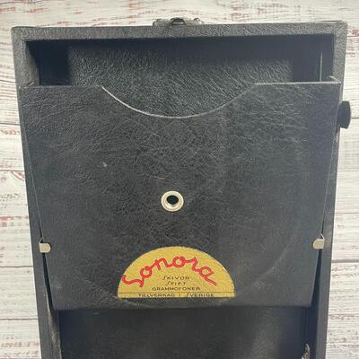 Vintage Antique Garrard Sonora Skivor Stift Grammofoner Record Player No. 22