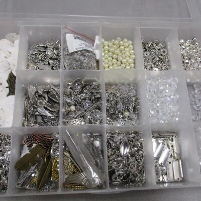 Storage Containers Full Of Beads & Charms