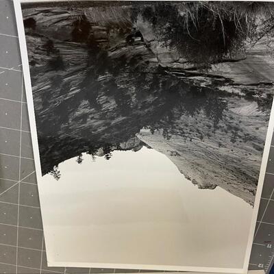 Black and White Landscape Desert 