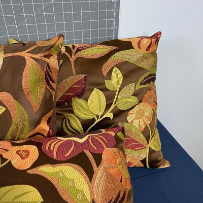3 Brown Pillows 