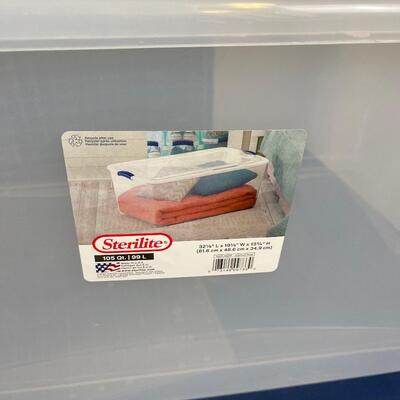 Sterilite Clear Storage Bin 