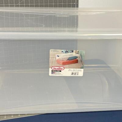 Sterilite Clear Storage Bin 