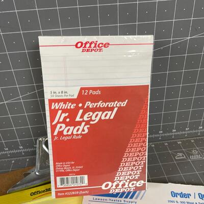 Office Paper and Clip Board 