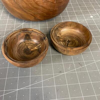 Walnut Bowl and Box, Hand made
