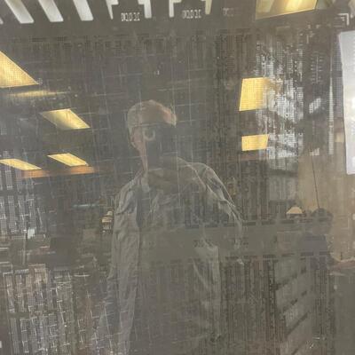 Photographic Plates of a printed Circuits of Blueprints 