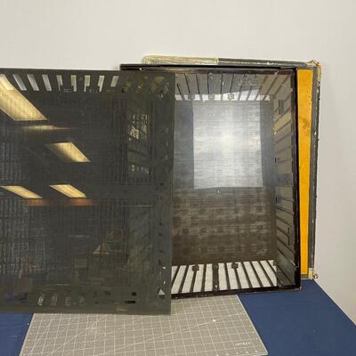 Photographic Plates of a printed Circuits of Blueprints 