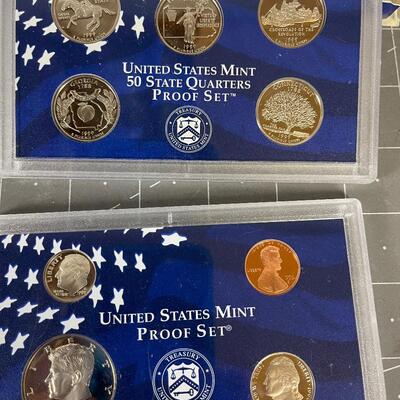 Coins: 1999 United States Mint Quarter Proof Set