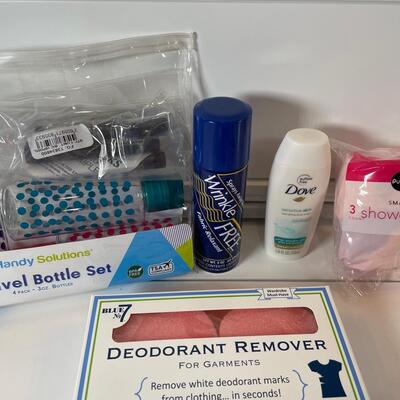 Lot 151  Travel Toiletries, Wood Combs and misc