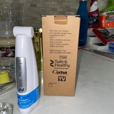 Lot 165. Big Lot of Misc--flower pots, UV Light Sanitizer and more...