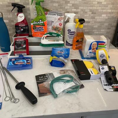 Lot 167. Assortment of Cleaning and Household Misc.