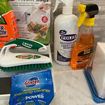 Lot 167. Assortment of Cleaning and Household Misc.