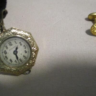Vintage Jewelry - Tie Clasp - Bulova Watch