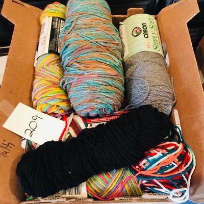 Lot of 12 Skeins of assorted variegated  yarn