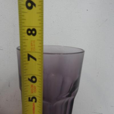 4 Libbey Glasses, Purple