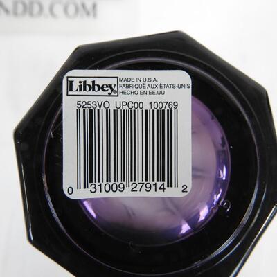 4 Libbey Glasses, Purple