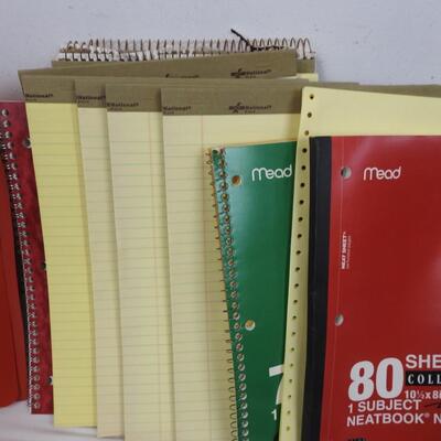Office Lot: Note Pads, Tape, Folders, Pens and Pencils, Mouse Pads