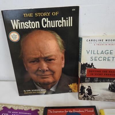10 Non Fiction Books: Buddha, John Stockton, Winston Churchill, Guys and Dolls