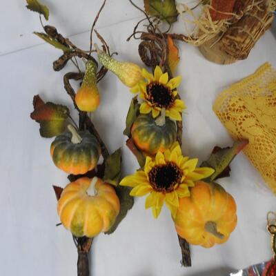 Halloween and Thanksgiving Decor, Ceramic Vase, Wall Decor, Scarecrows,