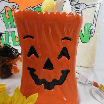 Halloween and Thanksgiving Decor, Ceramic Vase, Wall Decor, Scarecrows,