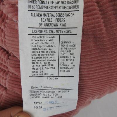 Pink Backrest Pillow, Good Condition, Vintage?