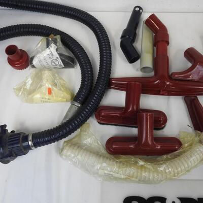 Lot of Assorted Vacuum Parts, Bags, Extensions
