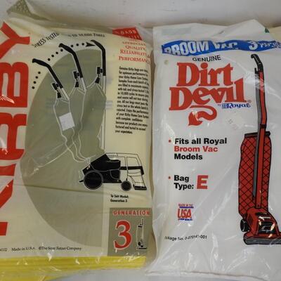 Lot of Assorted Vacuum Parts, Bags, Extensions