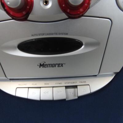 Memorex CD Graphics Karaoke System with Cassette Recorder, Tested and Works