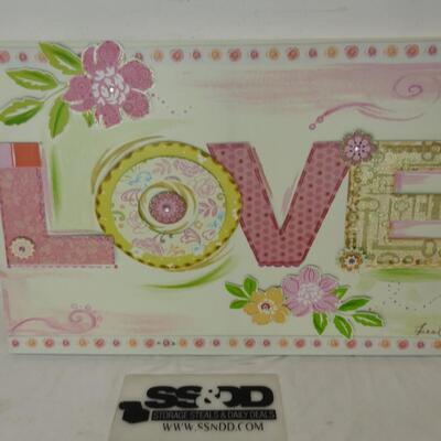 Canvas Art: "Love", 39 x 24