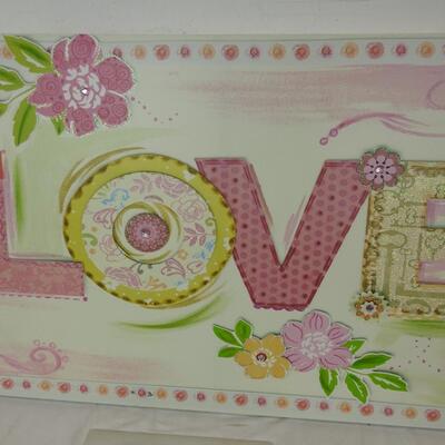 Canvas Art: "Love", 39 x 24