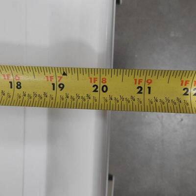 Small White Outdoor Table, Plastic