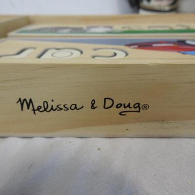 Melissa & Doug 2 Sided Wood Word Learning Board, Disney Matching Game
