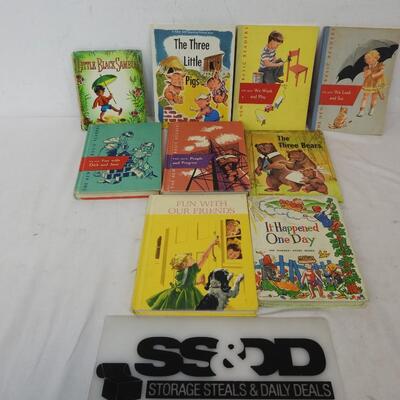 9 Fiction Story Books, Little Black Sambo-It Happened one Day