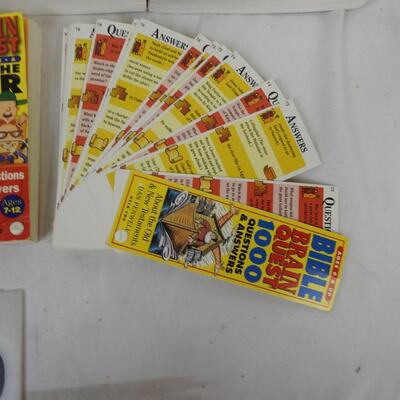 8 Piece Educational Lot: Teeth, Tails, & Tentacles -to- Bible Brain Quest
