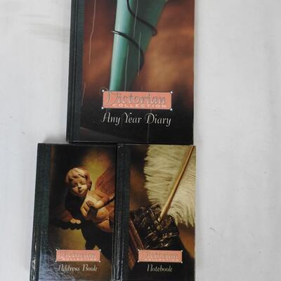 Victorian Collection: Any Year Diary, Address Book, Notebook, Missing Pen