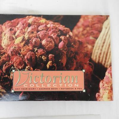 Victorian Collection: Any Year Diary, Address Book, Notebook, Missing Pen