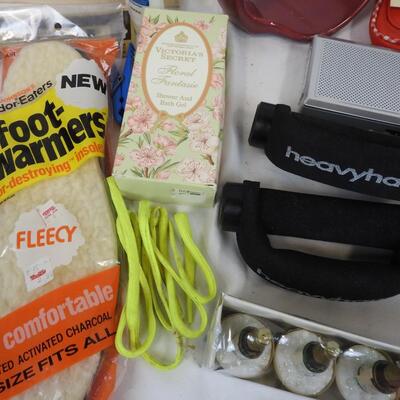 Personal Care Lot: Foot Warmers, Styling/Cutting Cloth, Aromatherapy Bath oil