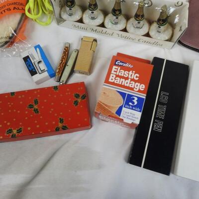 Personal Care Lot: Foot Warmers, Styling/Cutting Cloth, Aromatherapy Bath oil